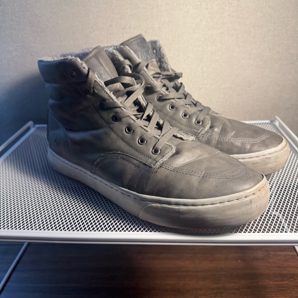 Lugz Men's Clearcut Fleece Boots Grey Size 12